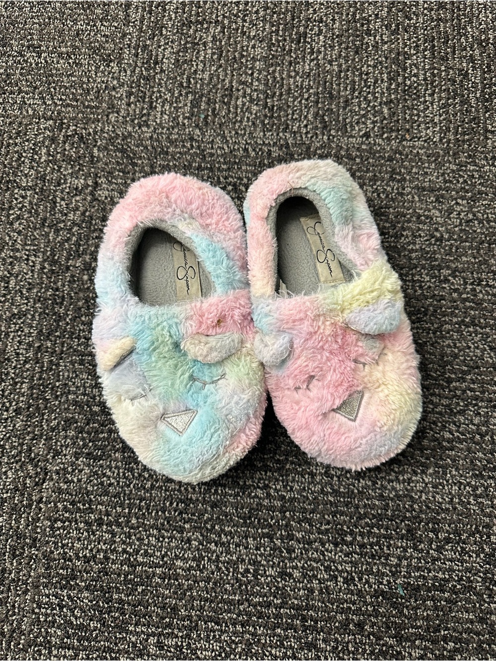 Jessica Simpson Girl's Critter Slippers - Monster/Small